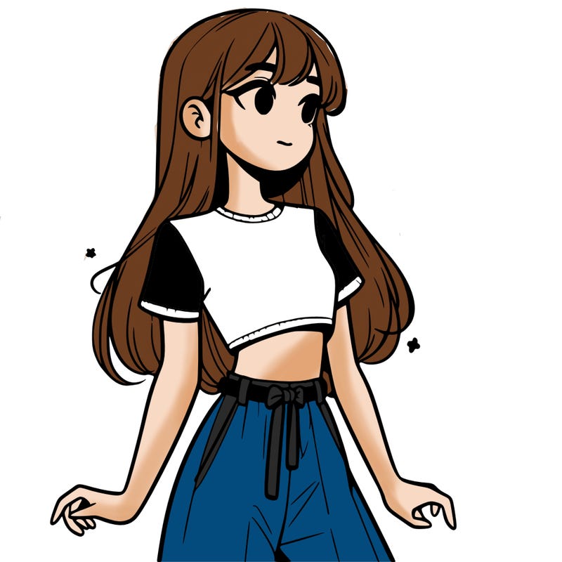 girl in a cute crop top