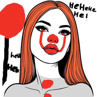 realistic woman with full lips