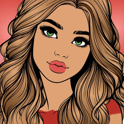 beautiful realistic girl