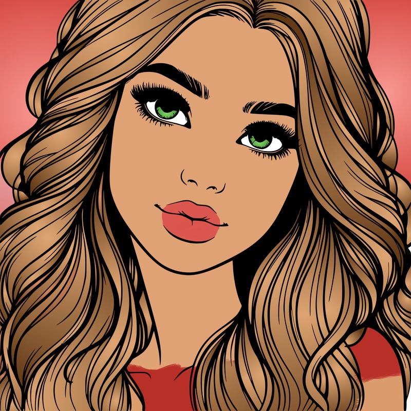 beautiful realistic girl