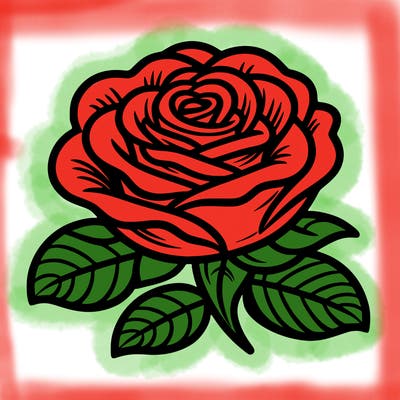 a rose