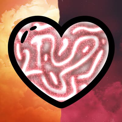 a blank heart
