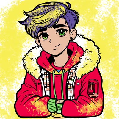 stylish teenager