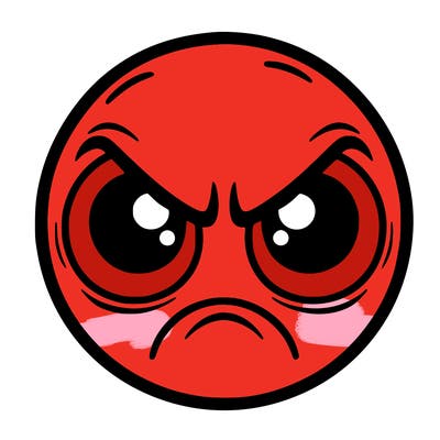 mad emoji