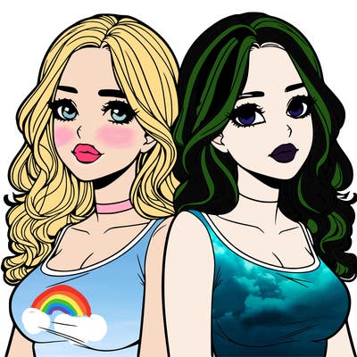realistic twin sisters