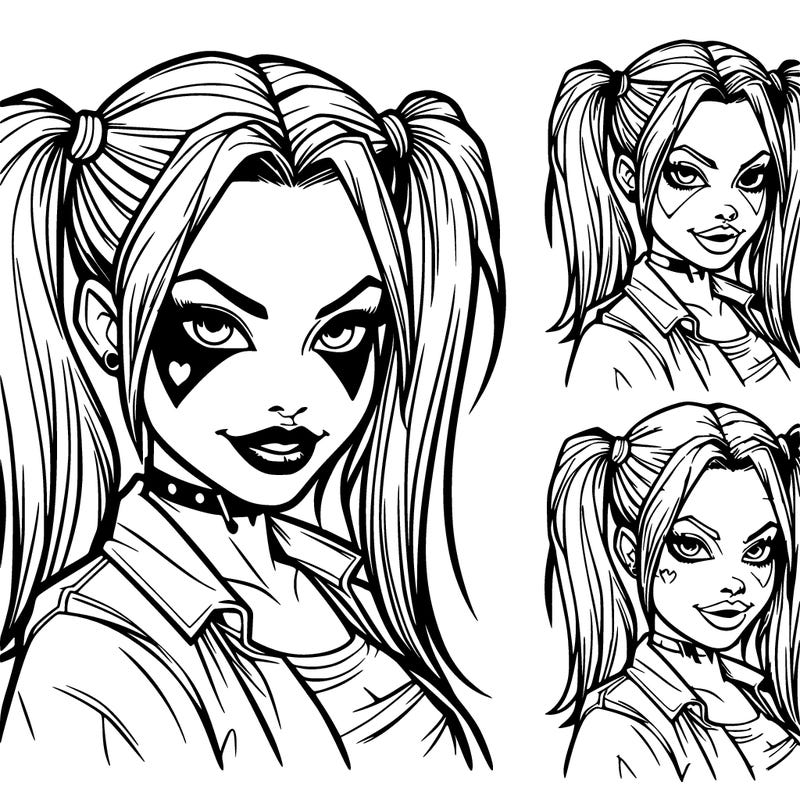 realistic girl that looks like harley quinn