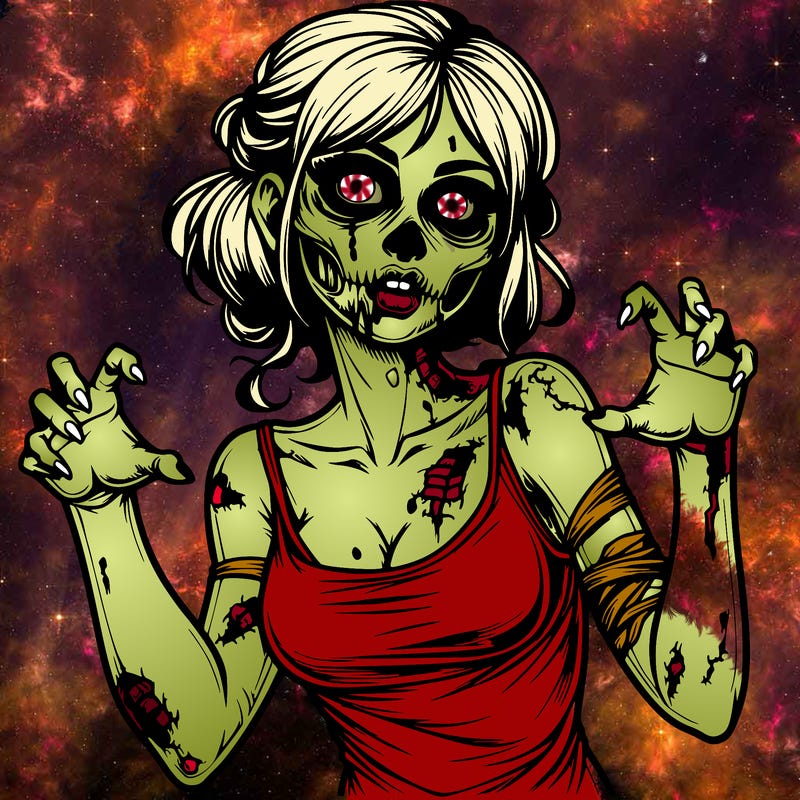 realistic zombie girl