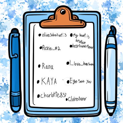 blank clip board with pen