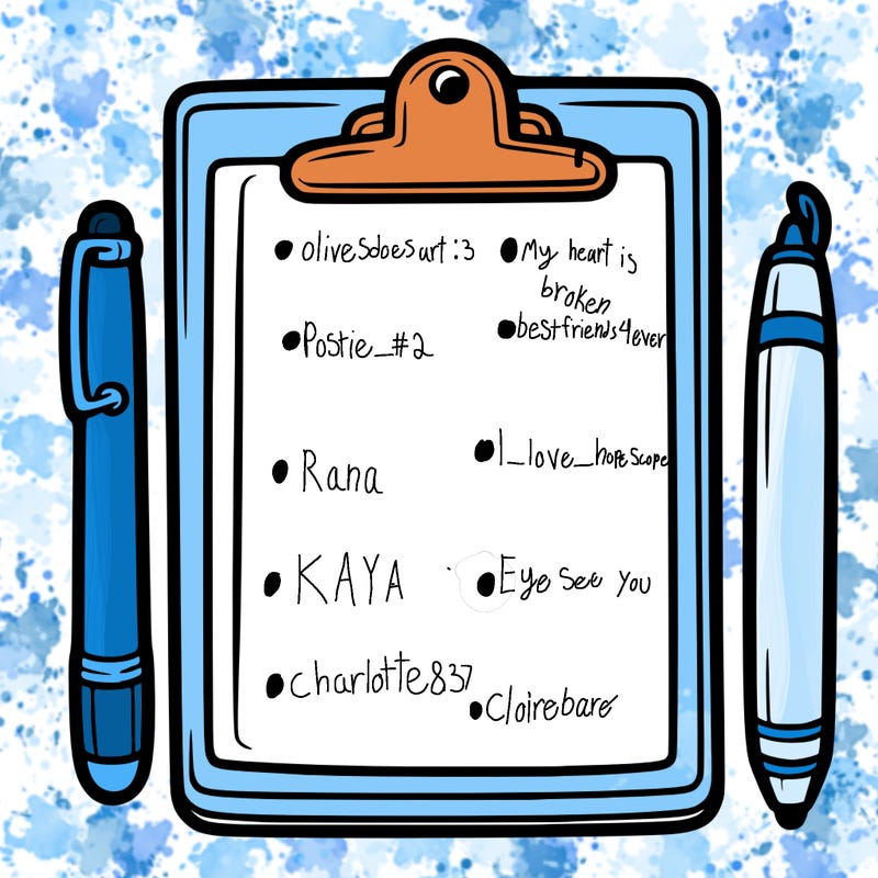 blank clip board with pen