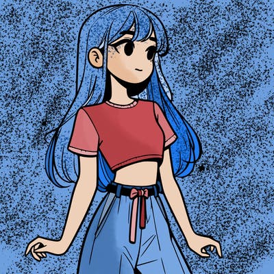 girl in a cute crop top