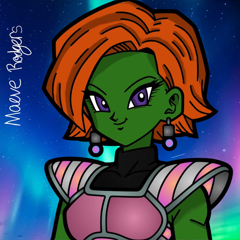 dbz anime female, beautiful namekian
