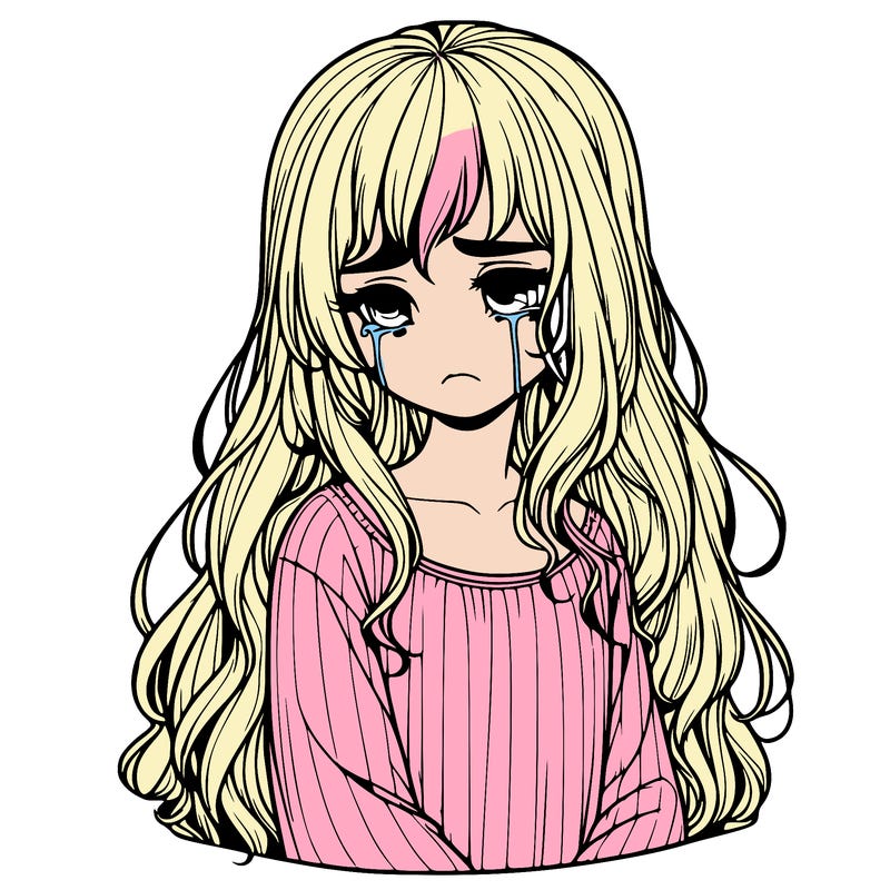 realistic sad girl