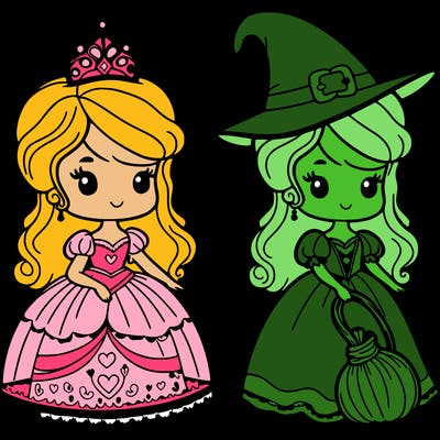 princess as a witch
