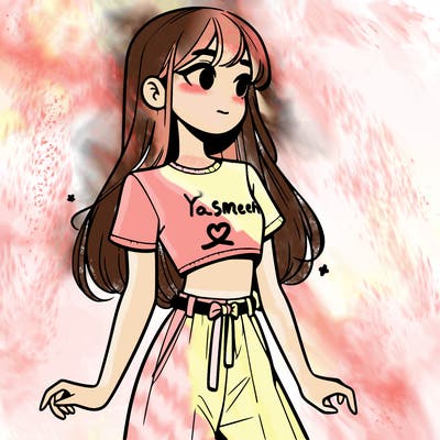 girl in a cute crop top