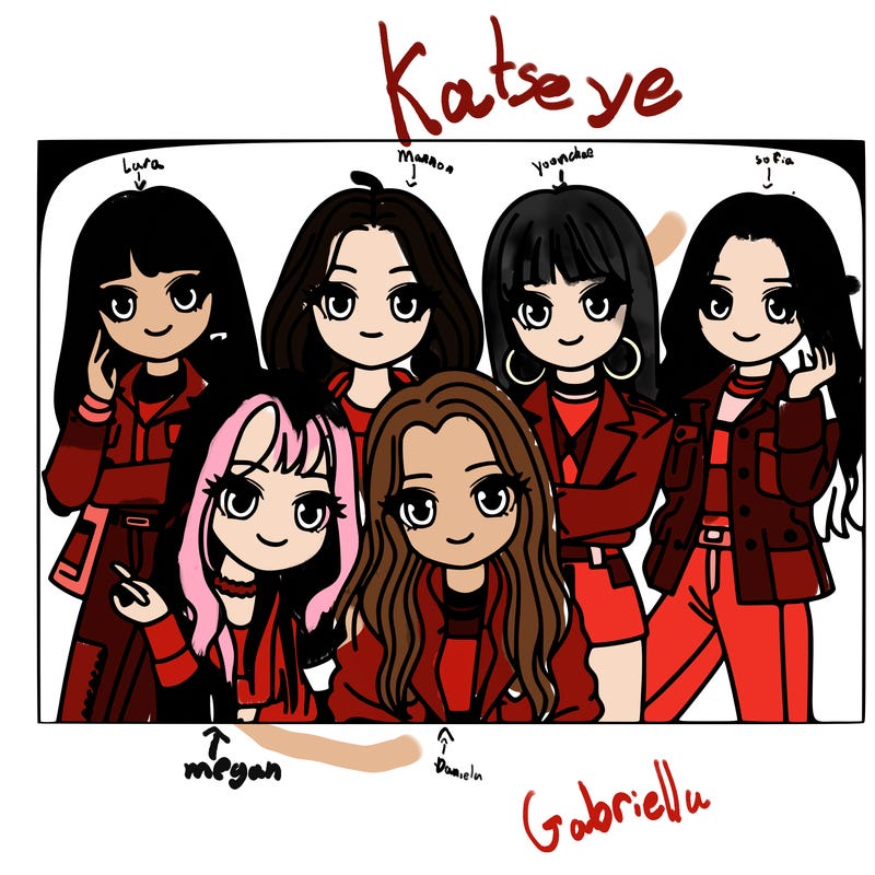 k-pop girl band called katseye