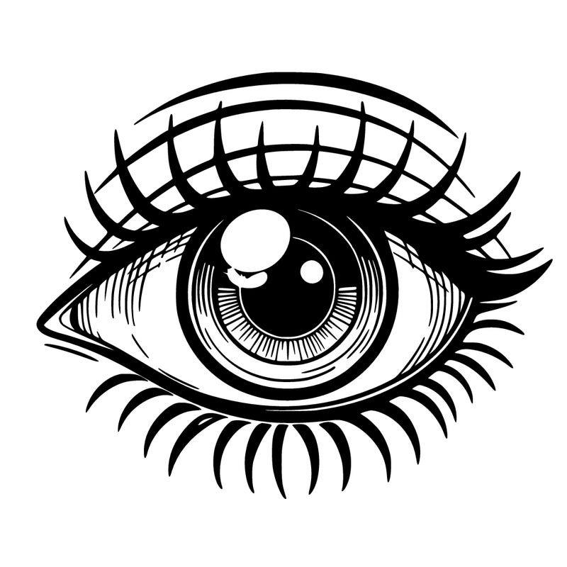 a eye
