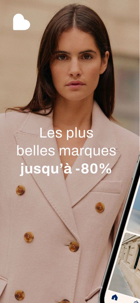 The Bradery - Private Sales - スタイリッシュなピンクのトレンチコートを着た女性。プレミアムファッションブランドを代表し、最大80％オフの割引が表示されています