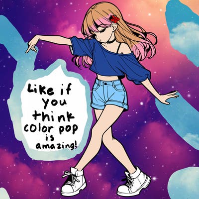 realistic girl danceing