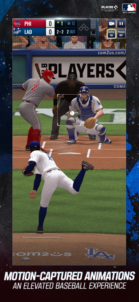 MLB Rivals - Acción dentro del juego de MLB Rivals mostrando animaciones de jugadores capturadas en movimiento durante un partido