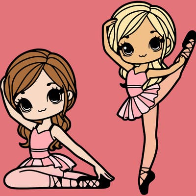 dancer doing a pretty pose