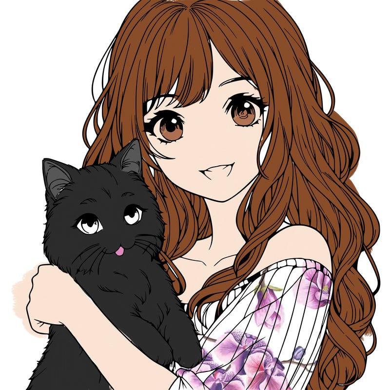realistic girl holding a realistic cat