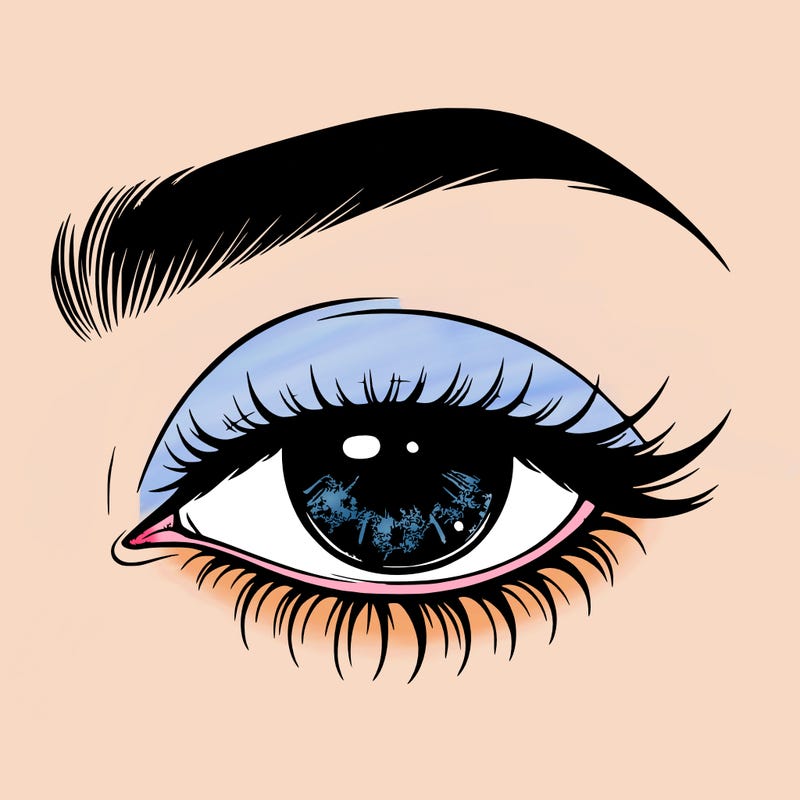 eye closed realistic