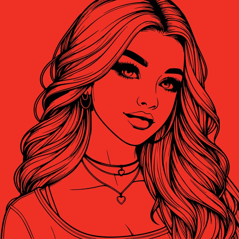 detailed realistic girl