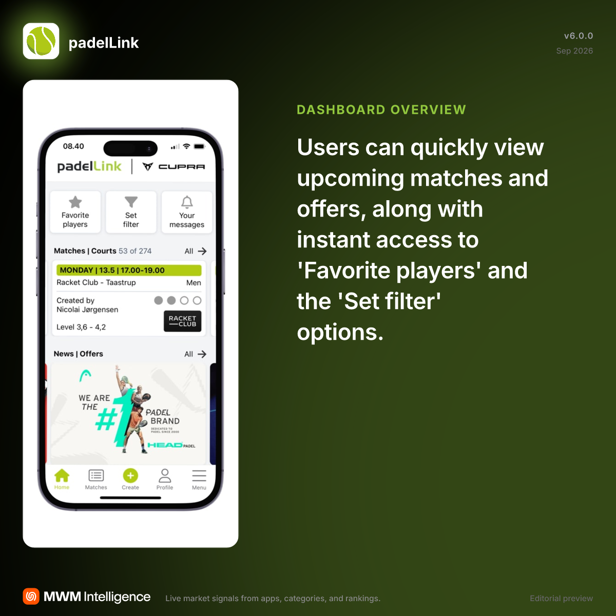 padelLink - Sports App | MWM