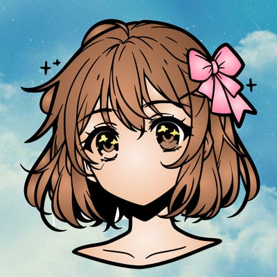 anime girl face