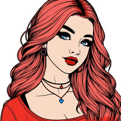 detailed realistic girl