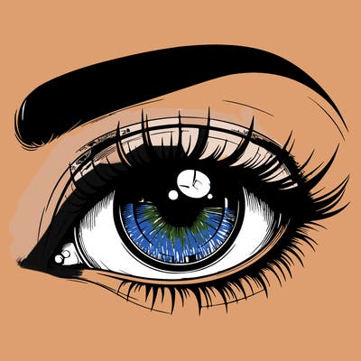realistic eye
