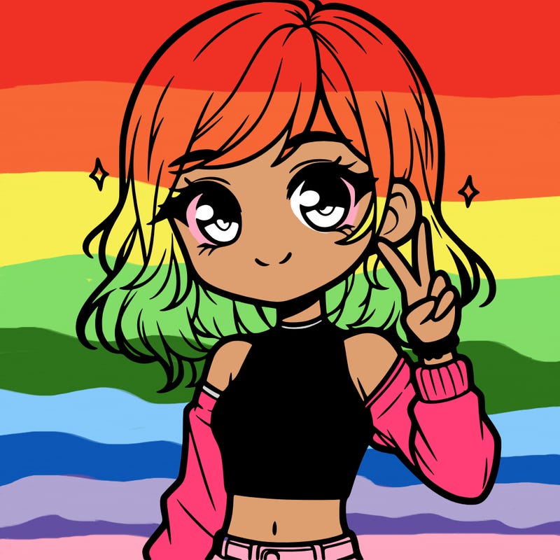 cute girl with crop top