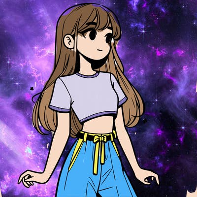 girl in a cute crop top