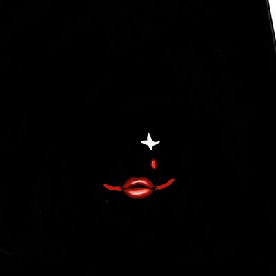 realistic girl with two buns in hair and lips