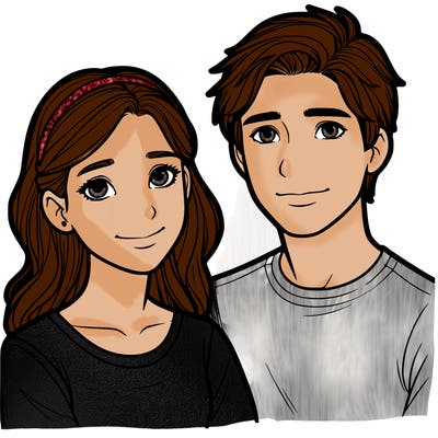 a realistic teenage sister and a realistic adult brother