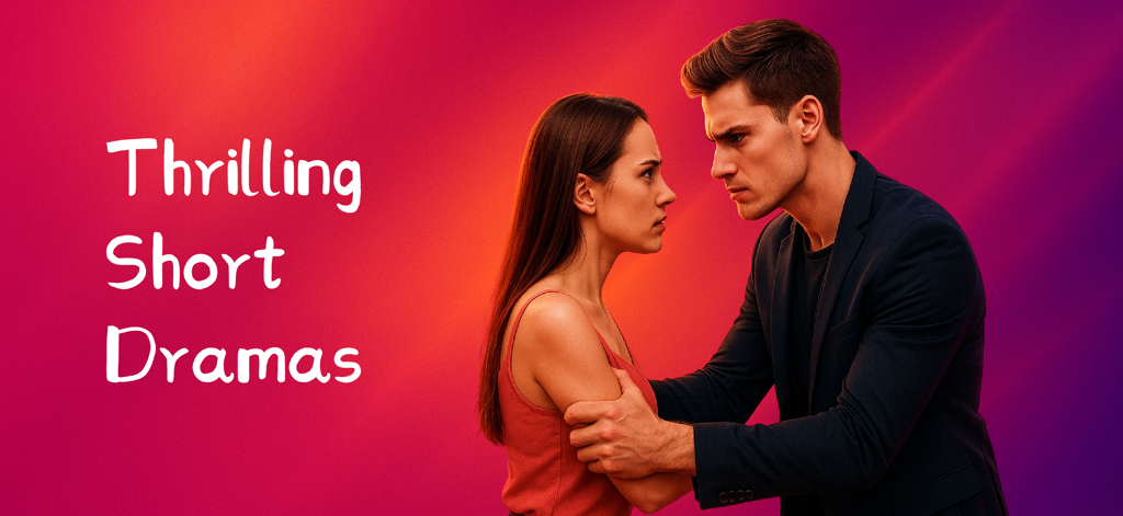 Blink TV - A man and woman in a tense dramatic scene for Blink TV short dramas