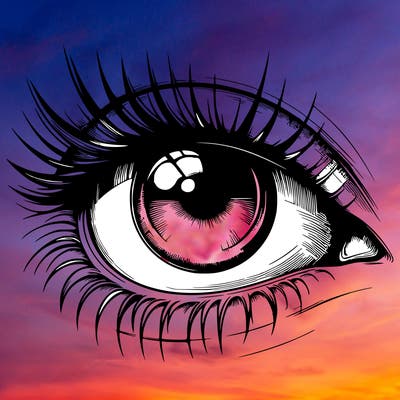 realistic eye