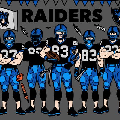 raiders foot ball team