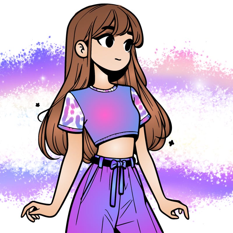 girl in a cute crop top