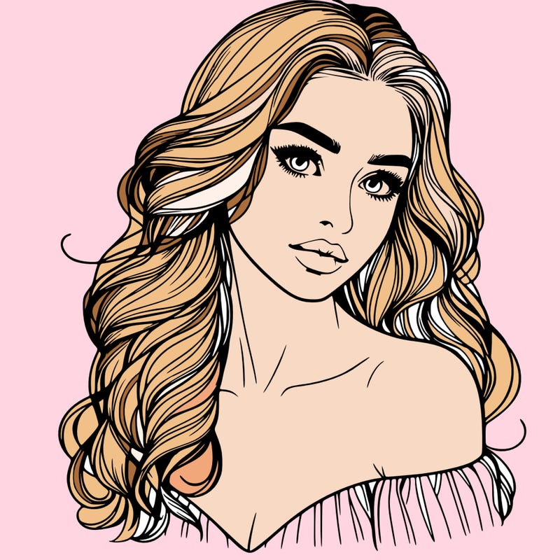 beautiful realistic girl