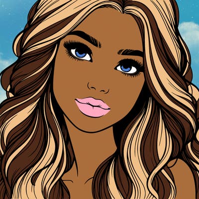 beautiful realistic girl