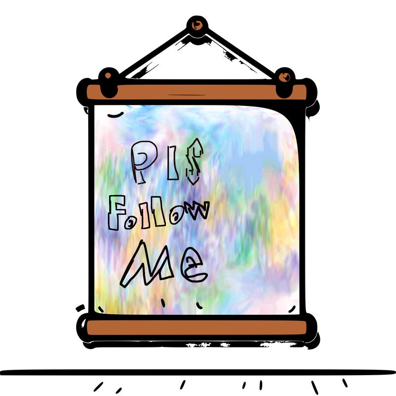 blank poster on a wall