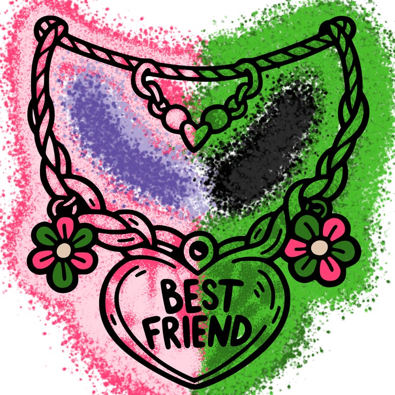 best friend necklace
