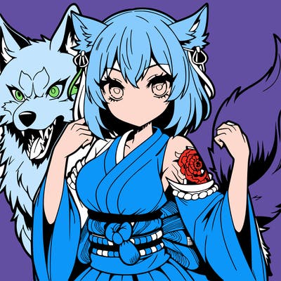 anime werewolf girl