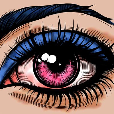 realistic eye