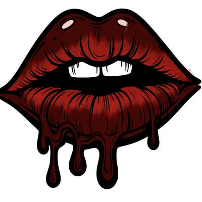 lips that look realistic and drip