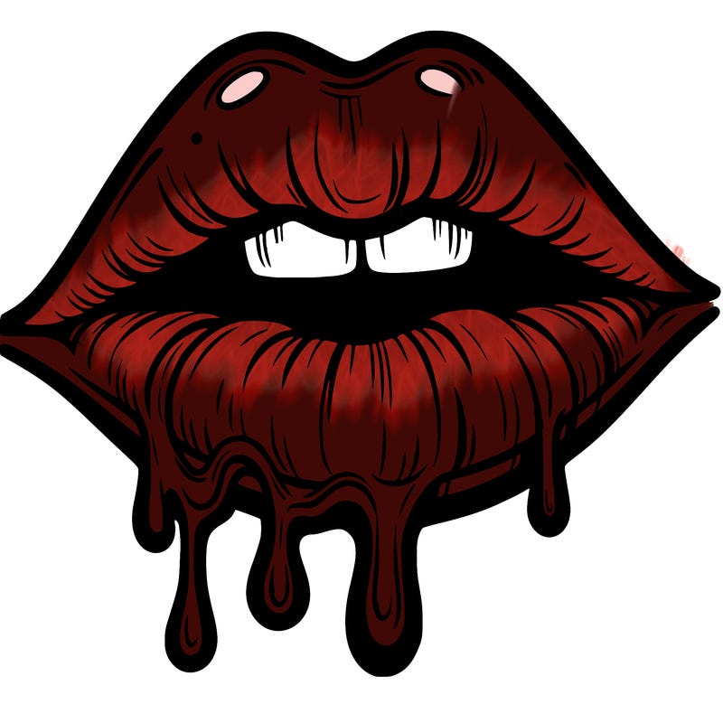 lips that look realistic and drip