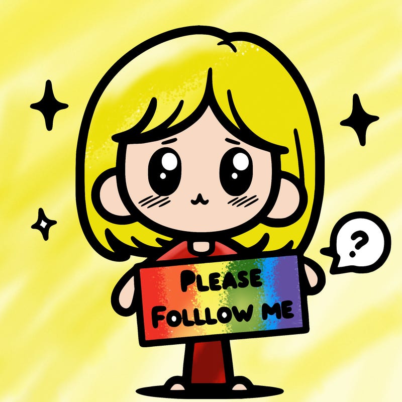 please follow me