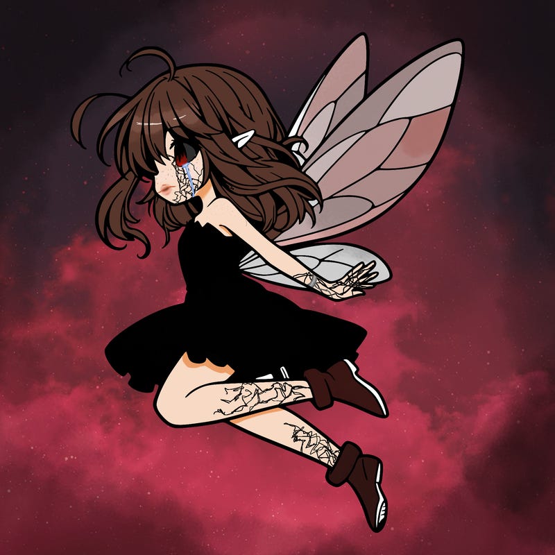 manga fairy flying