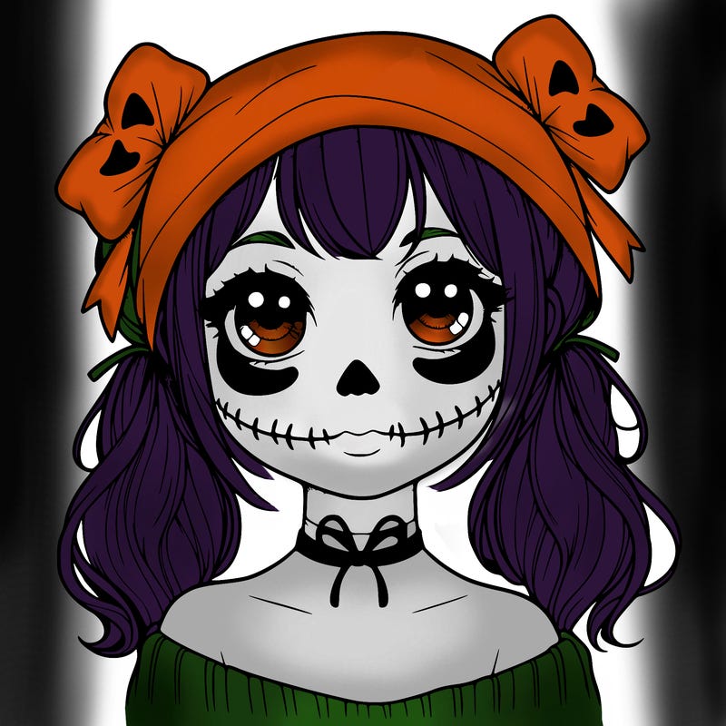 realistic girl halloween